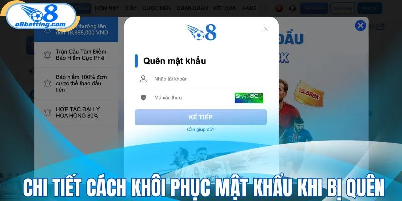 Chi tiết cách khôi phục mật khẩu khi bị quên