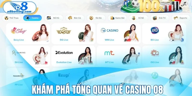 Khám phá tổng quan về casino O8