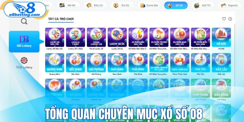 Tổng quan chuyên mục xổ số O8